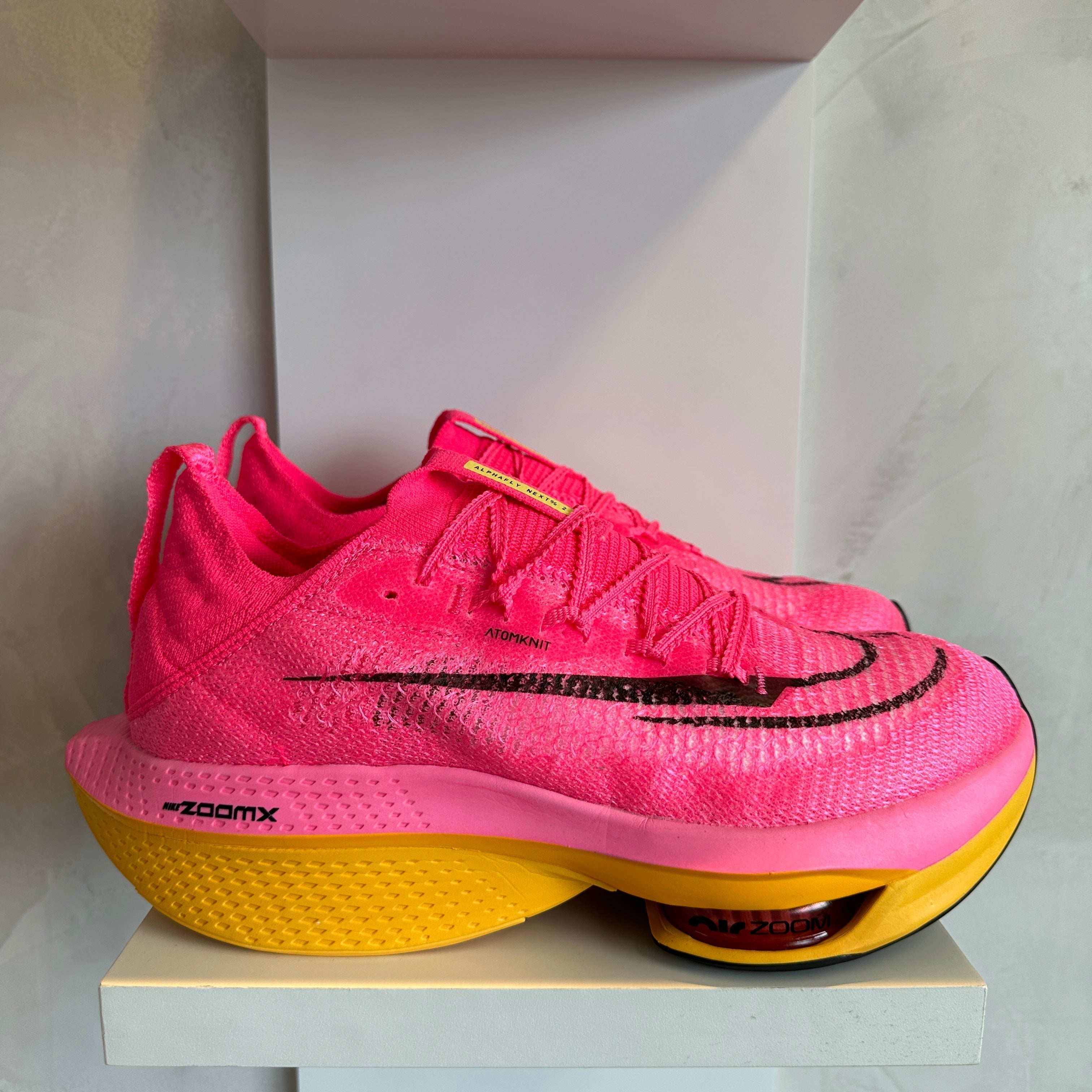 Nike Air Zoom Alphafly Rosa Hiper Naranja Láser
