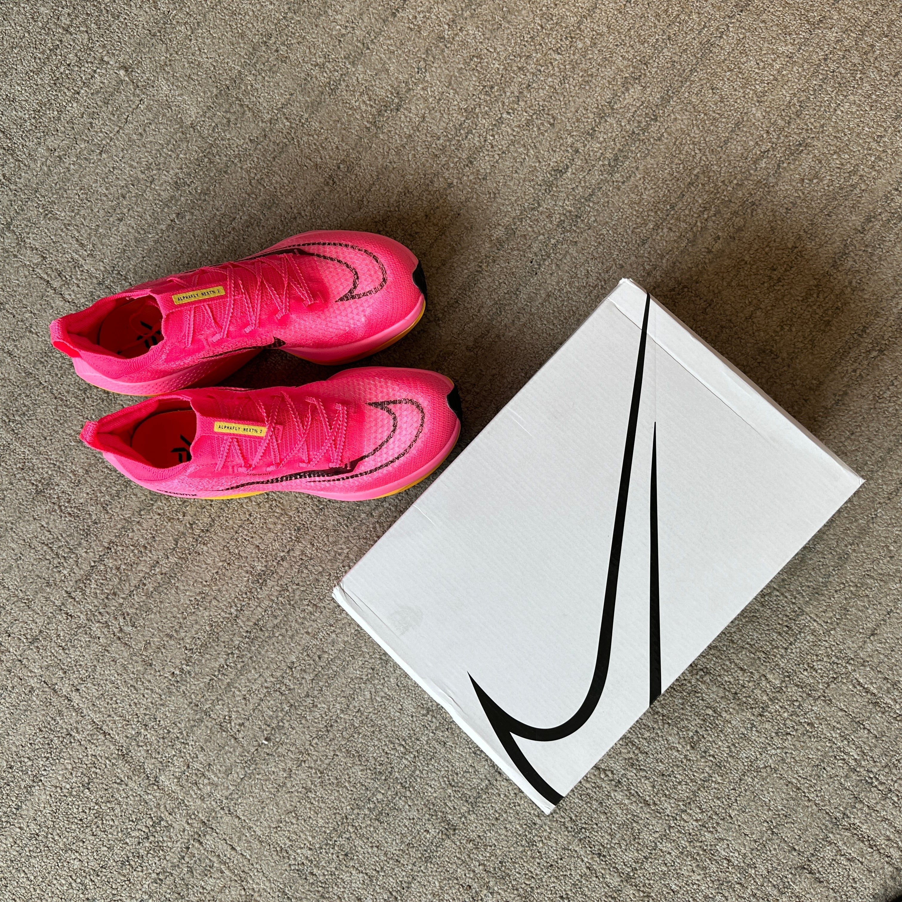 Nike Air Zoom Alphafly Rosa Hiper Naranja Láser