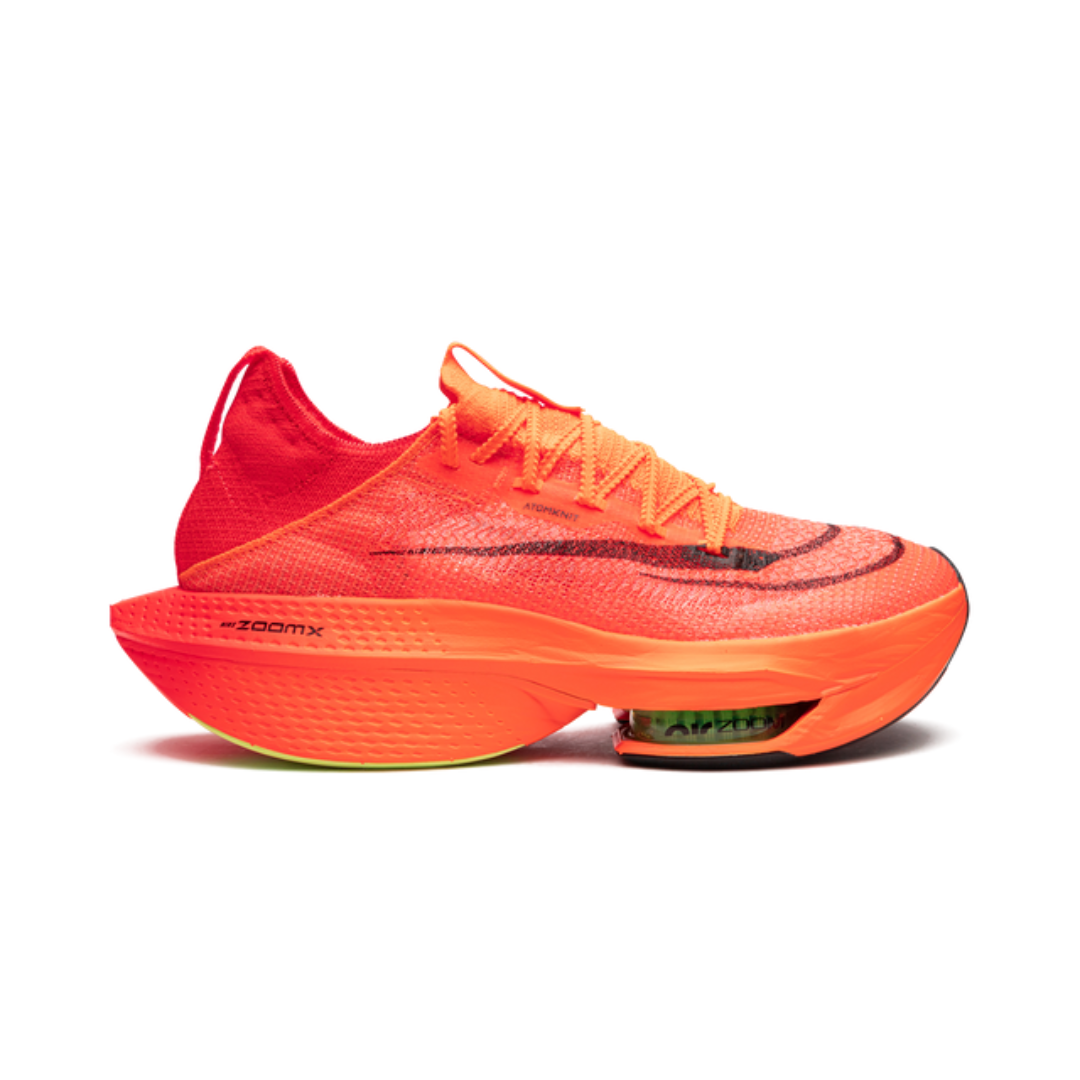 Nike Air Zoom Alphafly Carmesí Brillante Lima Explosiva Espuma Menta Cueva