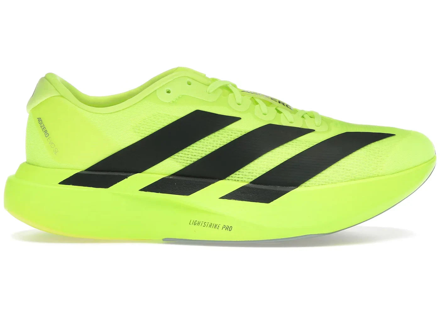 Adidas Adizero Evo SL Limón Lúcido Negro Core